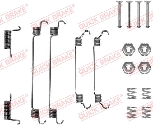 QUICK BRAKE Комплектующие, тормозная колодка 105-0737